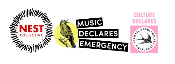 Nest Collective, Music Declares Emergency and Culture Declares Logos